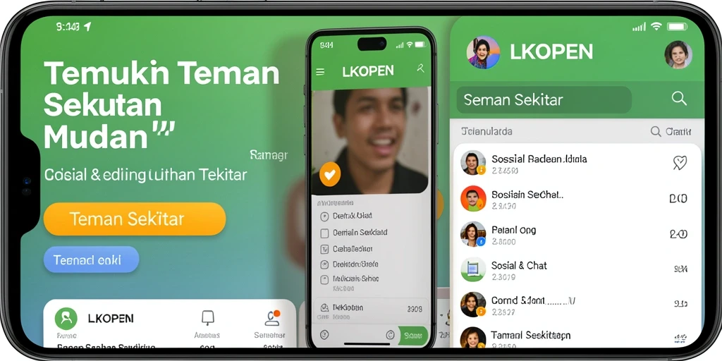 Tampilan antarmuka LKOPEN yang sederhana dan menarik.
