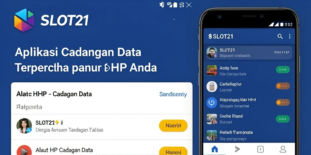 Antarmuka SLOT21 yang sederhana dan intuitif.